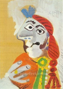 company of captain reinier reael known as themeagre company Painting - Bust of matador 3 1970 Pablo Picasso